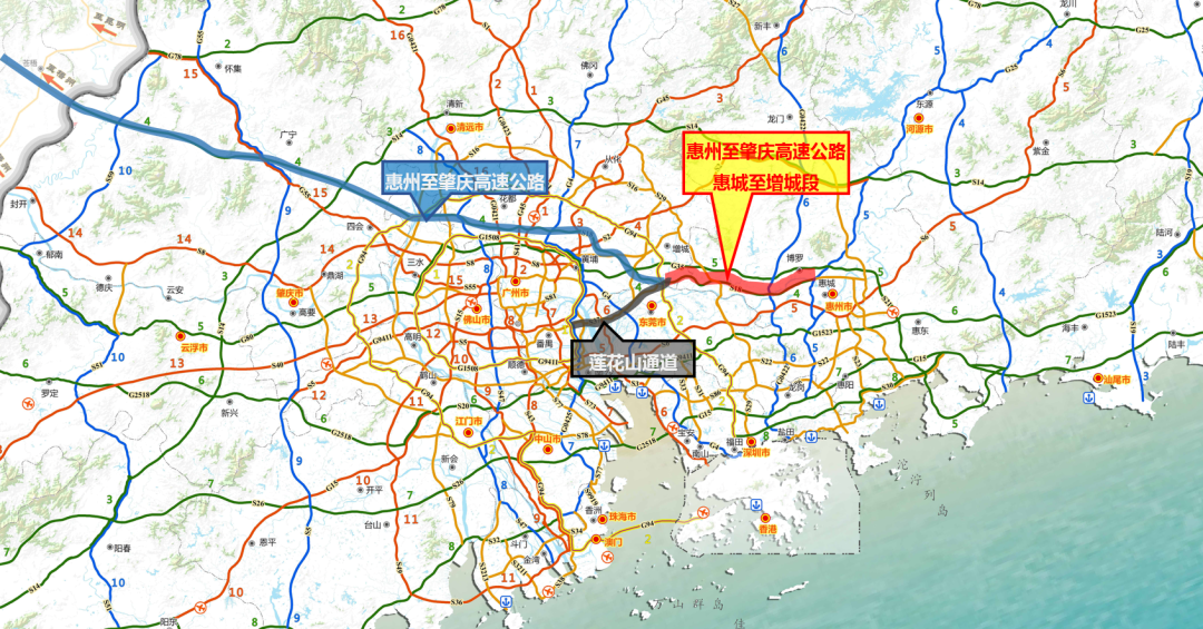 惠坪高速公路线路图图片